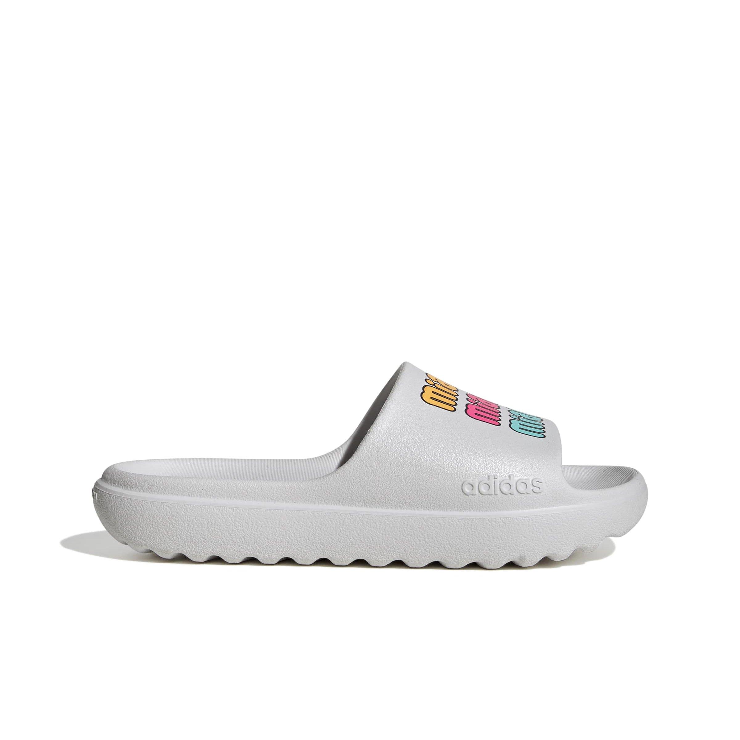 adidas Adilette Lumia "Dash Grey/Lucid Pink/Lucid Tangerine" Men's Slide - GREY/PINK/TANGERINE